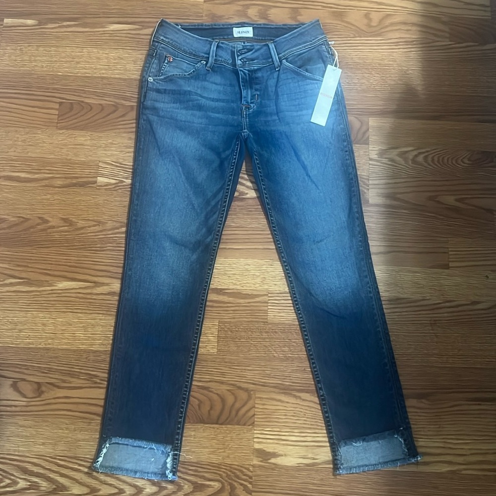 NWT HUDSON DENIM SIZE 26 midrise cat skinny